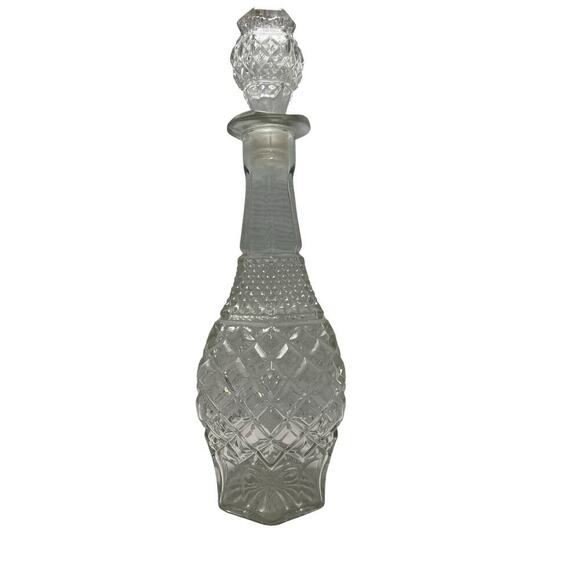 Vintage Anchor Hocking Whiskey Decanter with Stopper - Picture 1 of 5